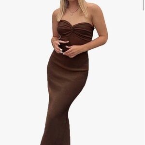 Strapless Maxi Dress